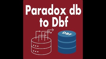 Paradox db To Dbf