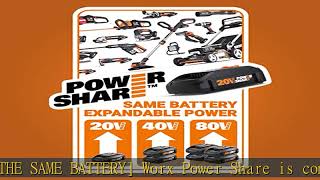 WORX WG545.1 20V Power Share AIR Cordless Leaf Blower & Sweeper