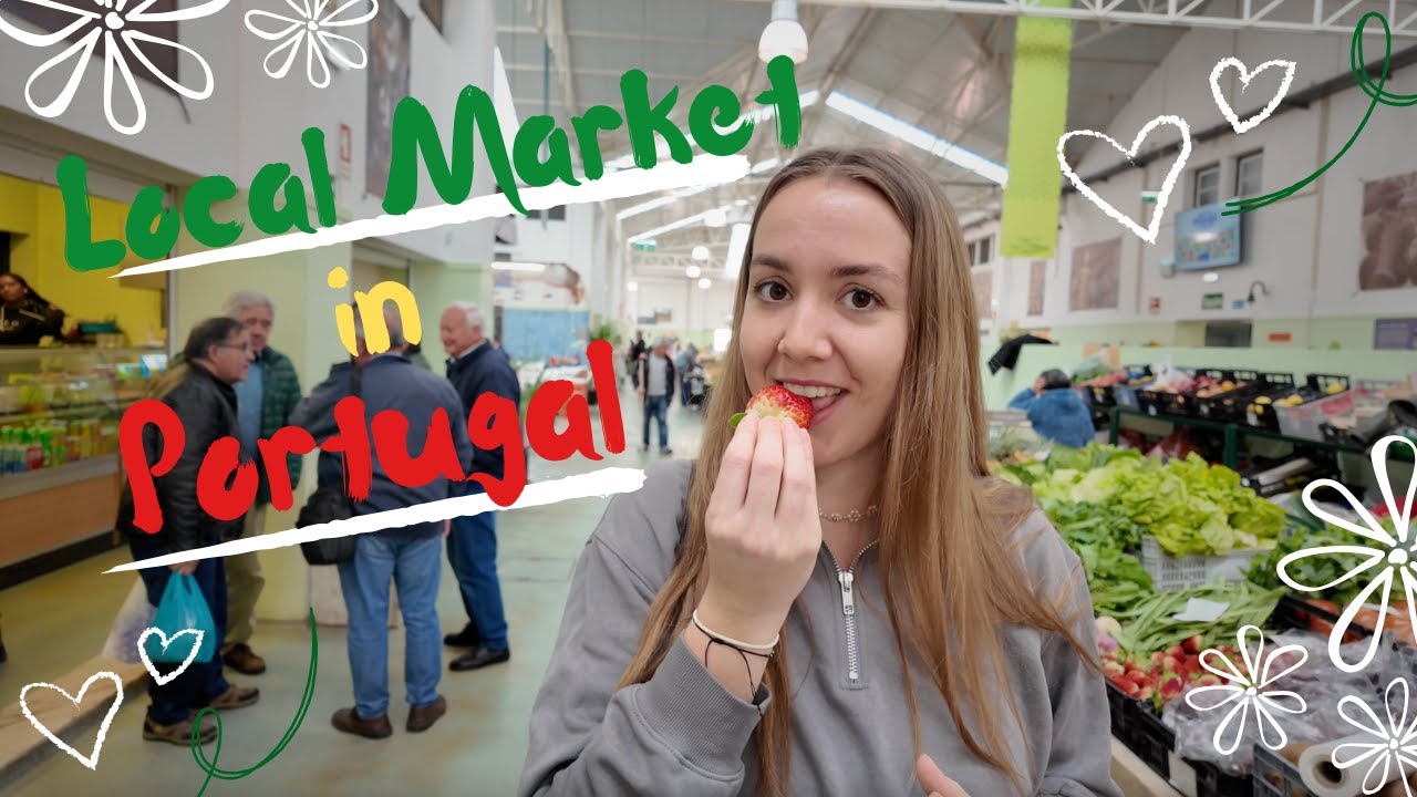 Дегустация свежих местных продуктов на португальском рынке!🍓🇵🇹