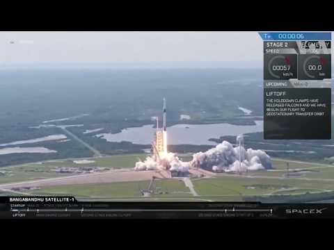 SpaceX Falcon 9 rocket carries Bangabandhu 1, Bangladesh's first satellite