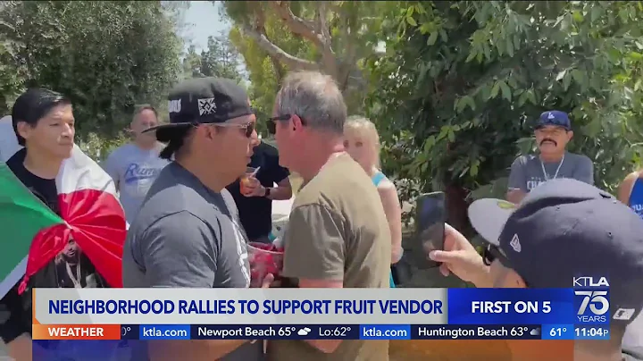 Woodland Hills street vendor supported by neighbor...