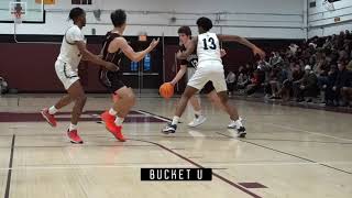 RIDGEWOOD BEATS HACKENSACK 55-51 ! GREAT ACTION ! JOHNNY JACKSON 1000TH POINT !