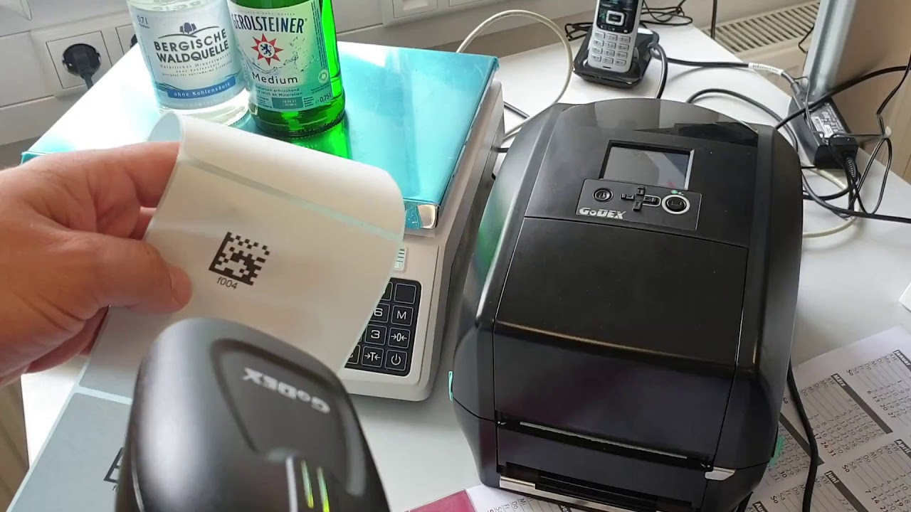 Godex Rt700 10.2 Cm Thermal Transfer Printer