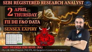 Big Players Ka Game Start! 🔥 Nifty Me Kuch Bada Hone Wala Hai? FII DII F&O Data Analysis 2nd April screenshot 3
