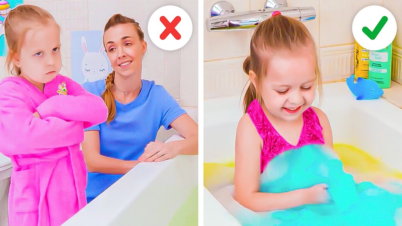 How to bath your kids With FUN Parenting hacks and tips