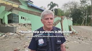 Myanmar update: Volunteer Dr. Michael Grady