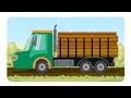Log Truck | trucks cartoon | Video For Kids