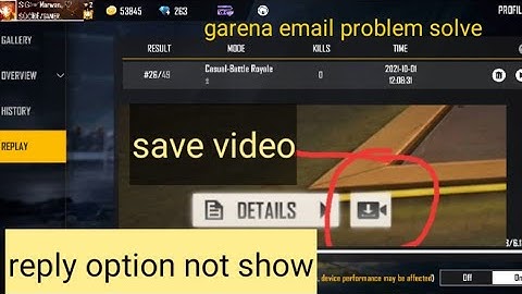 Free fire replay option not showing in profile / FREE FIRE NEW RECORDING OPTION / free fire reply