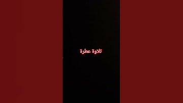 تلاوة عطرة #القرآن_الكريم #راحة_نفسية #صلوا_على_النبي #تلاوات