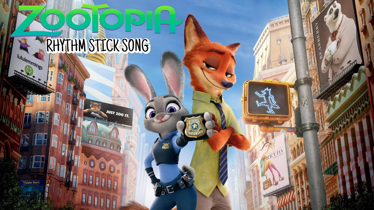 ZOOTOPIA RHYTHM STICK SONG | BRAIN BREAK SONGS | 
