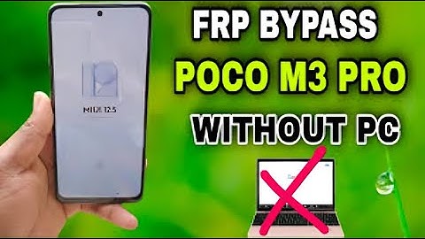 Poco M3 MIUI14 Frp Bypass Android 11/12/13 WITHOUT PC.