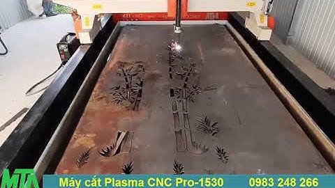 Máy cắt Plasma CNC cắt hoa văn đẹp tại Bình Thuận