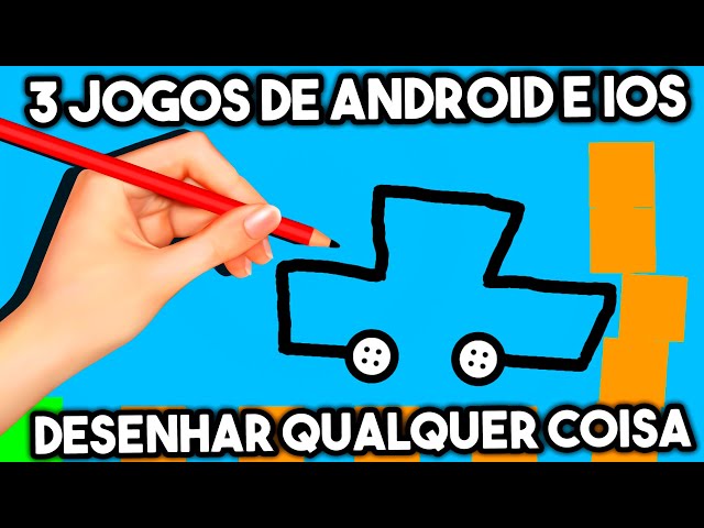 Testei 3 jogos de celular que você pode DESENHAR QUALQUER COISA