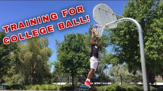TRAINING FOR COLLEGE BALL!! *Intense Workout*