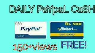 Earn daily $20-$30 PayPal cash and flipkart vouchers by,playing game,lockscreen,watching 15sec video screenshot 3