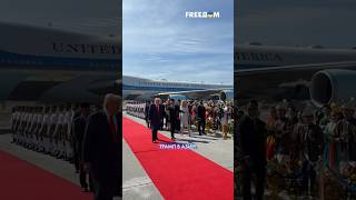 ТРАМП прибыл в АЗИЮ: лидера приветствуют в Малайзии #shors