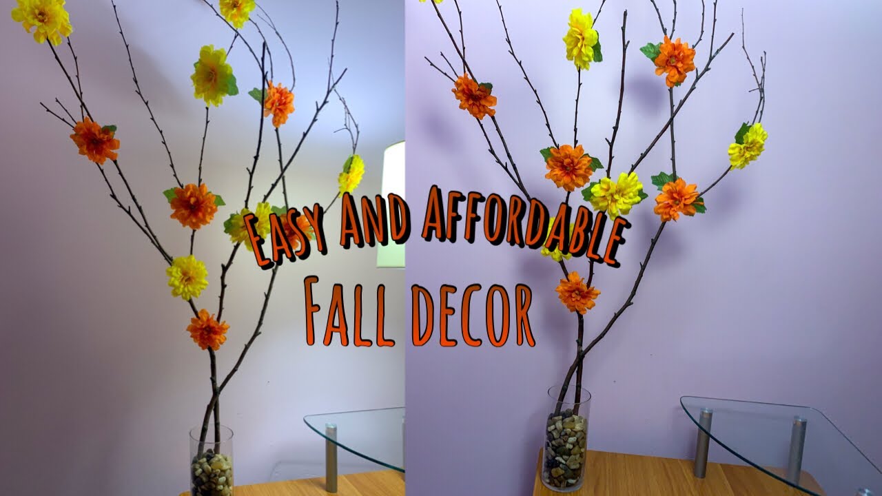 Affordable easy diy fall decor 2020 | dollar tree fall diy decor