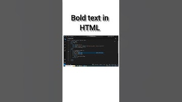 Bold text in HTML #coding #htmllanguage #programming