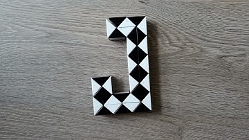 How to make the capital letter J out of Rubik