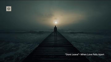 “Don’t Leave”  Powerful and Emotional English Love Song (Official Lyrics Video)
