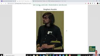 Writing Center Orientation Video 2020 background