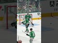 Antoine Bibeau warming up in preseason. #GoalieGearSnob #BauerGoalie #DallasStars #AntoineBibeau