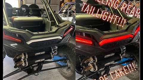Installing Polaris RZR Rear Taillight #polaris  #polarisrzr #utv #viral #viralvideo 
