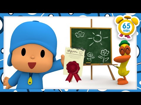 👫🎓ПОСЛЕДНИЙ ДЕНЬ В ШКОЛЕ с Покойо! Лучшие серии августа [65 мин] - Сборник | Мультики для детей