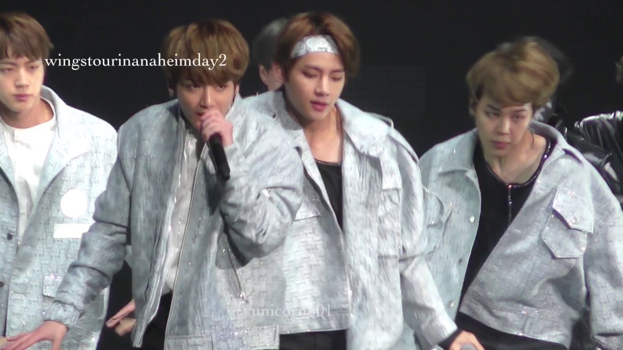 170402 BTS Anaheim day2 NOT TODAY taehyung V focus