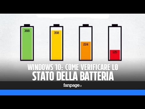 Video: Come Controllare Lo Stato Della Batteria In Un Laptop Con Windows