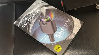 Review Charger Hp 5In1 Untuk Dimobil Lengkap Dengan Pengharum Mobil Uplu 5In1