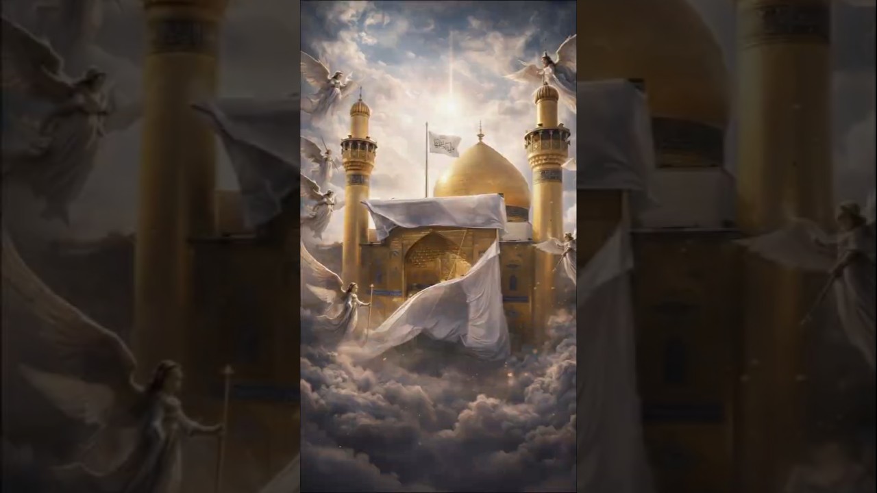 The open ceremony of golden gate at the holy of shrine Imam Ali 💞💕😇