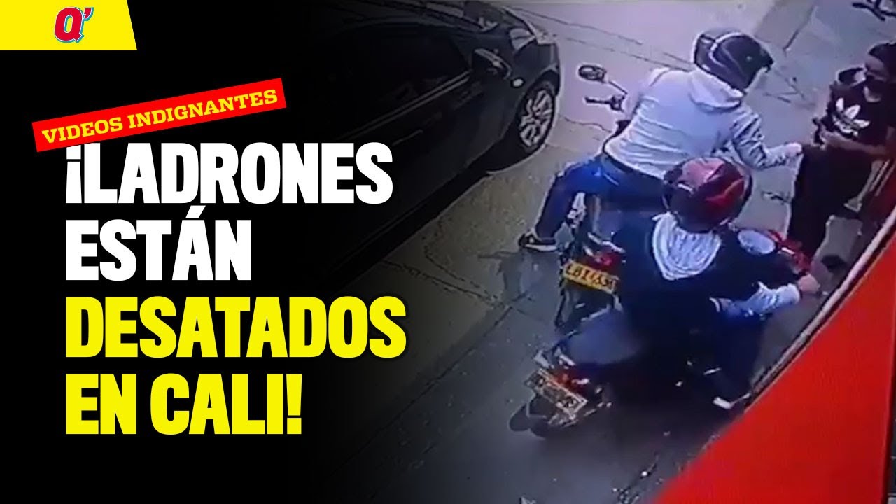 ¡Ladrones están desatados en Cali! | Qhubo Cali