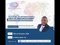 Working In International Health Organisations Dr Bodinga Bodiya Working In International Health Organisations Dr Bodinga Bodiya