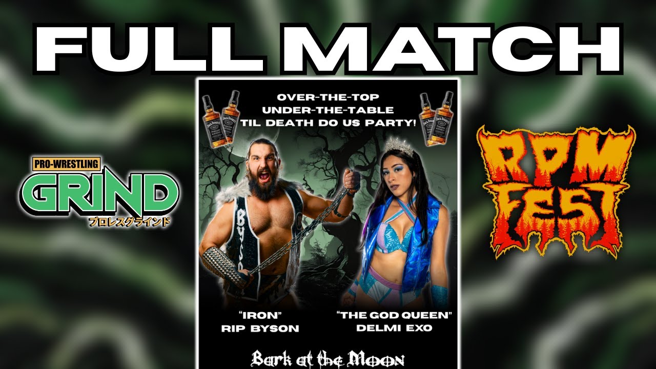 [FULL MATCH] Delmi Exo vs. Rip Byson - Over-the-Top Under-the-Table Drinking Match - RPM Fest 2025