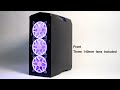 Silverstone PM01 RGB Primera Matte Black PC Gaming Case : video thumbnail 2