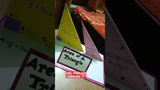 Area of triangle model#maths model#shorts@vijaylaxminart1646