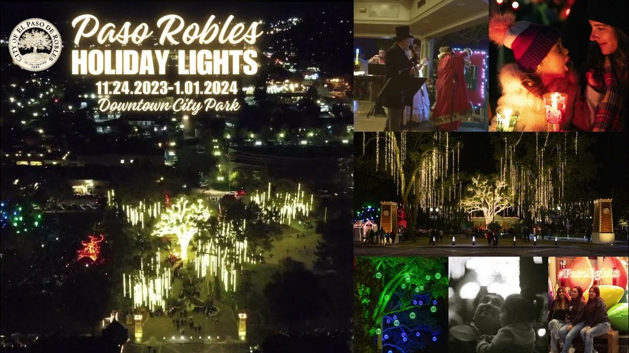 Holiday Lights in Paso Robles City Park YouTube