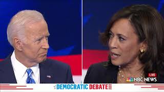 Democratic Debate: 'That Little Girl Was Me:' Kamala Harris Blasts Joe Biden | NBC New York