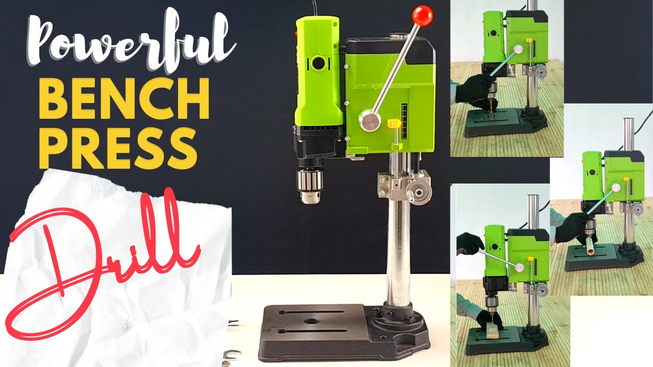 Amazing Drill Press For Homemade Projects. Review & Test | Best Bench Press| How to use Drill Guide