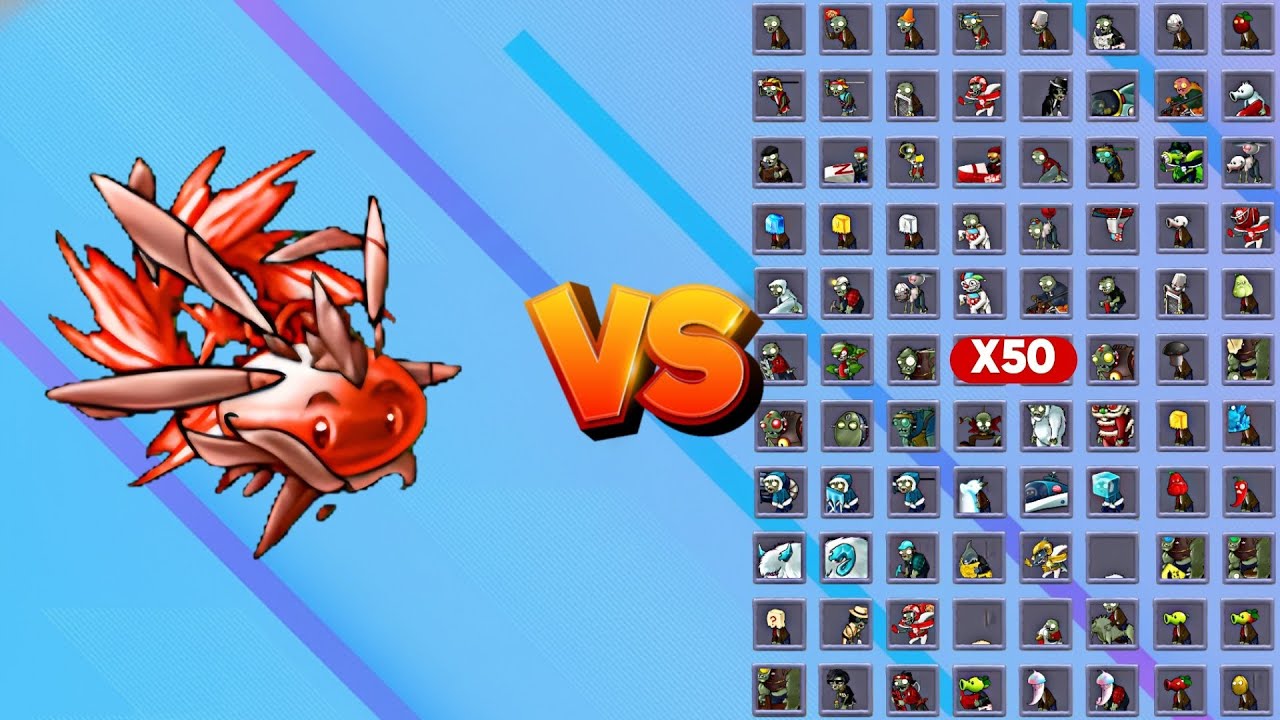 Ultimate Vulcan Watermelon vs All Zombies Max Level | PvZ Fusion 3.4.2