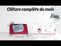 La clôture du mois : Je vous montre TOUT (Tableau, enveloppes, monnaie)