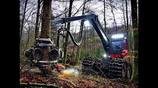 🌲*Durchforstung* • Komatsu 951 & C164 & John Deere 1510E • HarvesterAction • heavy • Fast working🌲