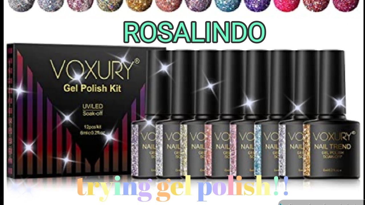 Gel polish kit VOXURY review YouTube