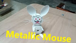 Souris métallique/Making a mouse #9 Scrap metal recycling