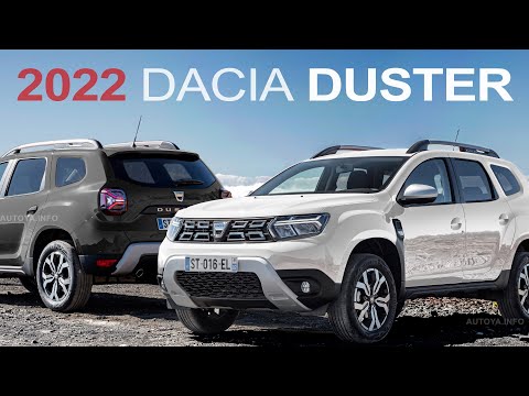 2022 Dacia Duster Facelift - New Gearbox, Wheels, Lights with 2021 Redesign and Large Screen