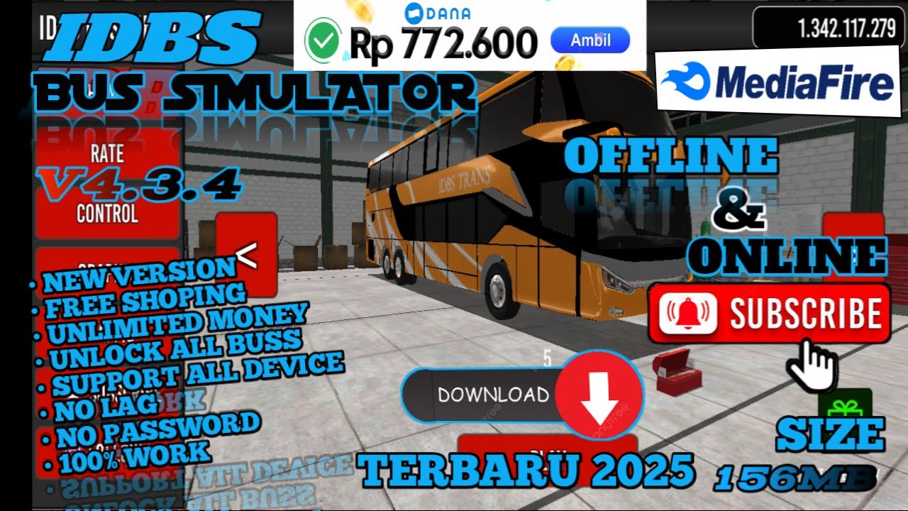 idbs bus simulator mod apk YouTube