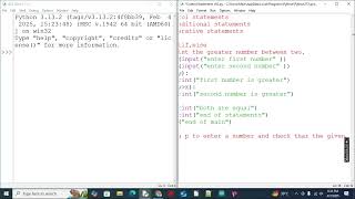 Python control statements Ch 2 (Day 11)