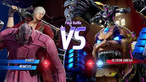 Requested MARVEL VS. CAPCOM: INFINITE Dante and Nemesis T-Type Arcade Gameplay