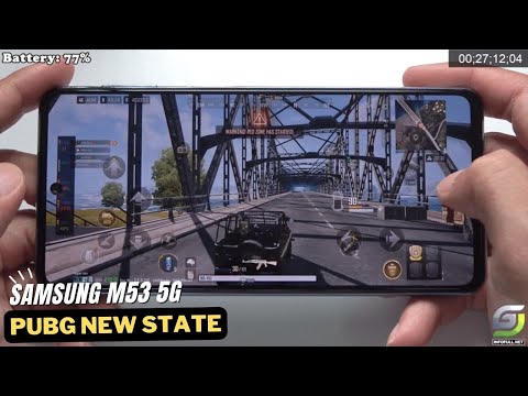 Samsung Galaxy M53 test game PUBG NEW STATE